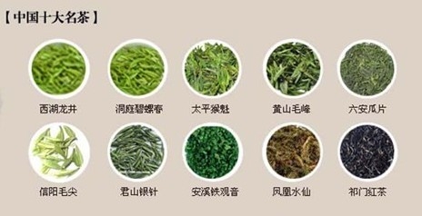 中国十大名茶